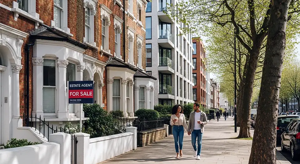 First-Time Buyer Areas Walthamstow or Stratford Street Scene